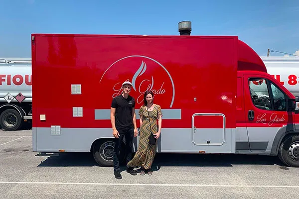 Faites venir un camion Lou Gardo dans votre entreprises pour vos réceptions, seminaires ou soirées d'entreprise